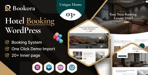 Free Download Bookora – Hotel Booking WordPress Theme 1.0 [Latest Version]