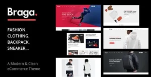 Free Download Braga - Fashion Theme for WooCommerce WordPress 1.0.8 [Latest Version]
