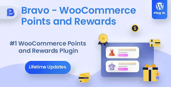 Free Download Bravo WooCommerce Points and Rewards WordPress Plugin 2.5.9 [Latest Version]