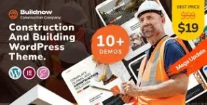 Free Download Buildnow – Construction & Building WordPress Theme 1.0.2 [Latest Version]