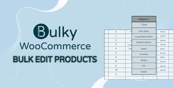 Free Download Bulky WooCommerce Bulk Edit Products, Orders, Coupons 1.3.11 [Latest Version]