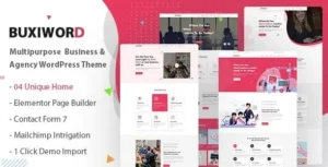 Free Download Buxiword - Digital Agency WordPress Theme 1.2.6 [Latest Version]