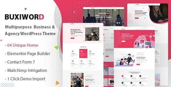 Free Download Buxiword – Digital Agency WordPress Theme 1.2.6 [Latest Version]