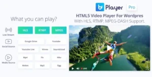 Free Download bzplayer Pro Live Streaming Player WordPress Plugin 2.1 [Latest Version]