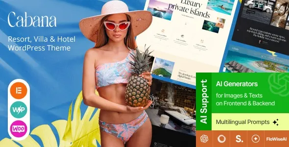 Free Download Cabana – Resort, Villa & Hotel WordPress Theme 1.0.0 [Latest Version]