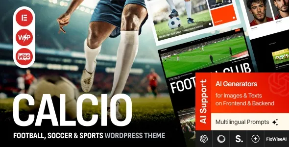 Free Download Calcio – Football & Soccer Elementor WordPress Theme 1.0.0 [Latest Version]