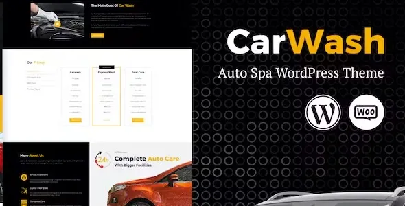 Free Download Car Wash – Auto Spa WordPress Theme 3.8 [Latest Version]