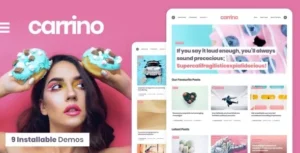 Free Download Carrino – An Exciting Gutenberg Blog Theme 1.8.7 [Latest Version]
