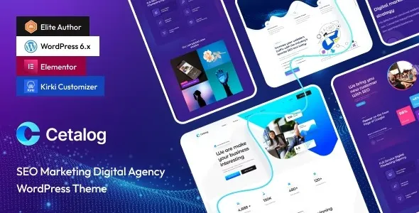 Free Download Cetalog – Marketing & SEO Agency WordPress Theme 1.0.7 [Latest Version]