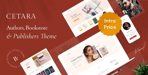 Free Download Cetara Beautiful WordPress Theme for Authors 2.0 [Latest Version]