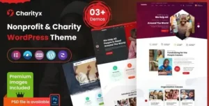Free Download Charityx – Charity & Nonprofit WordPress Theme 1.0.3 [Latest Version]