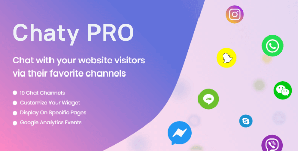 Free Download Chaty Pro WordPress Plugin 3.5.4 [Latest Version]