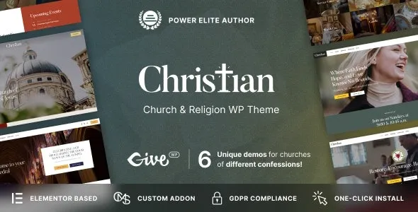 Free Download Christian – Church WordPress Theme 1.2.1 [Latest Version]
