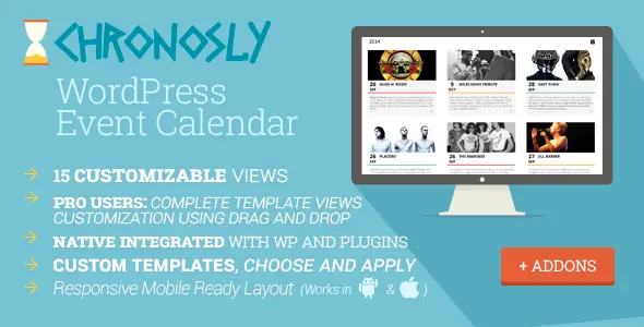 Free Download Chronosly Event Calendar WordPress Plugin 2.7.2 [Latest Version]