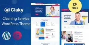 Free Download Claky – Cleaning Services WordPress Theme 1.0.3 [Latest Version]