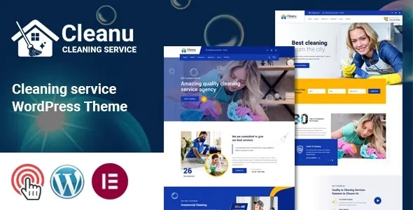 Free Download Cleanu – Cleaning Services WordPress Theme 1.0.6 [Latest Version]