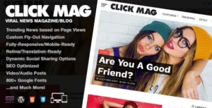 Free Download Click Mag – Viral WordPress News Magazine/Blog Theme 3.7.1 [Latest Version]