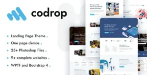 Free Download Codrop – App Landing Page Theme 1.4.8 [Latest Version]