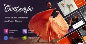 Free Download Contempo - Dance School WordPress Theme 1.2.1 [Latest Version]