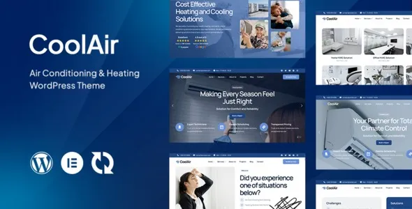 Free Download Coolair – Air Conditioning & Heating HVAC WordPress Theme 1.2.6 [Latest Version]
