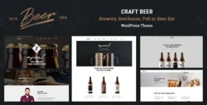 Free Download Craft Beer – Brewery & Pub WordPress Theme 1.0.0 [Latest Version]