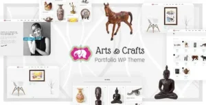 Free Download Crafts & Arts - Handmade Artist WordPress Theme 3.2 [Latest Version]