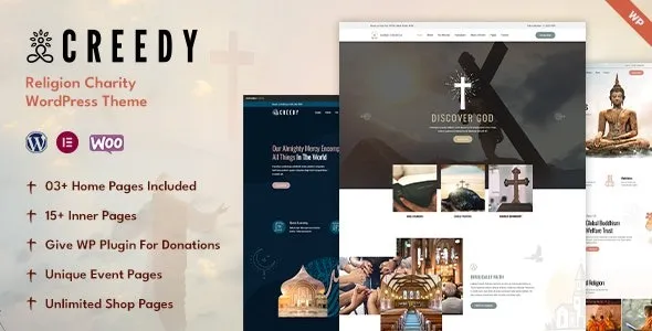 Free Download Creedy – Religion, Church Theme 1.1.3 [Latest Version]