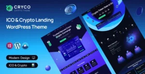 Free Download Cryco ICO & Crypto Landing WordPress Theme 1.0.0 [Latest Version]