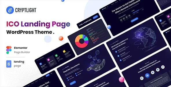 Free Download Cryptlight – ICO Landing Page WordPress Theme 1.2.3 [Latest Version]