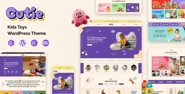 Free Download Cutie – Children School, Toys Store Theme 1.0.7 [Latest Version]