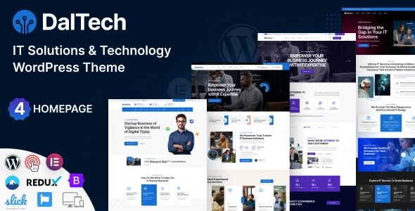 Free Download Daltech IT Solutions & Technology WordPress Theme 1.0.0 [Latest Version]