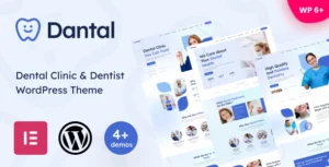 Free Download Dantal Dental Clinic & Dentist WordPress Theme 1.04 [Latest Version]