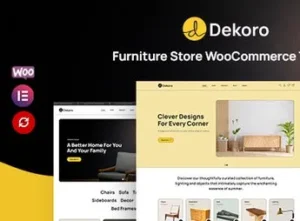 Free Download Dekoro - Furniture Store WooCommerce Theme 1.1.6 [Latest Version]