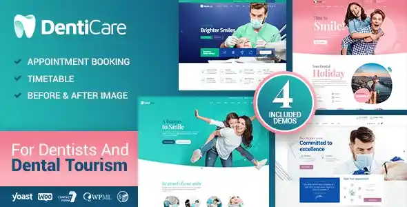 Free Download DentiCare – Medical, Dentist & Dental Clinic Theme 1.3.6 [Latest Version]