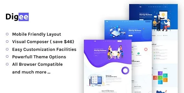 Free Download Digee – Digital Marketing Agency WordPress Theme 2.0.5 [Latest Version]