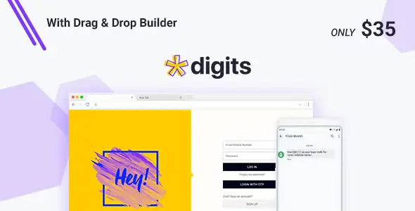 Free Download Digits : WordPress Mobile Number Signup and Login 9.1.0.4 [Latest Version]