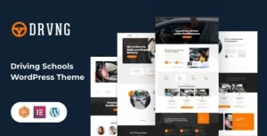 Free Download DRVNG - Driving School WordPress Theme 1.1 [Latest Version]