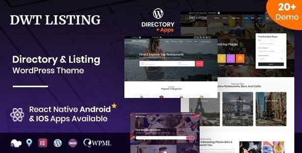 Free Download DWT Listing – Directory & Listing WordPress Theme 3.3.11 [Latest Version]