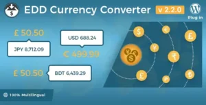 Free Download Easy Digital Downloads – Currency Converter 2.1.3 [Latest Version]