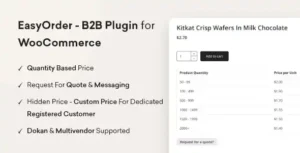 Free Download EasyOrder – B2B Plugin for WooCommerce 1.0.2 [Latest Version]