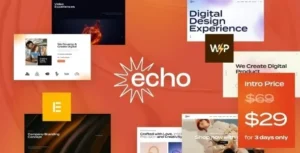 Free Download Echo - Digital Marketing & Creative Agency WordPress Theme 1.15.0 [Latest Version]