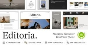 Free Download Editoria Newspaper & Magazine WordPress Theme 1.0.7 [Latest Version]