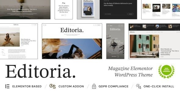 Free Download Editoria Newspaper & Magazine WordPress Theme 1.0.7 [Latest Version]