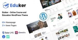 Free Download Eduker – Education WordPress Theme 2.0.4 [Latest Version]