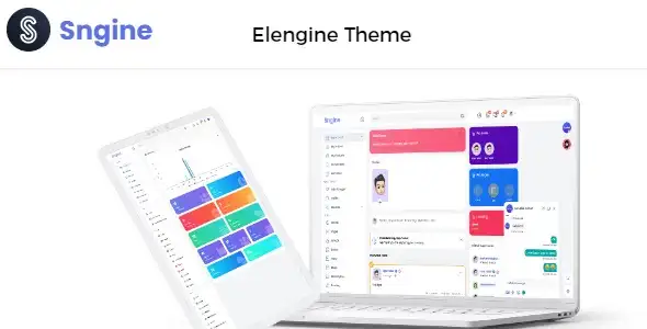 Free Download Elengine Theme for Sngine 1.7.1 [Latest Version]