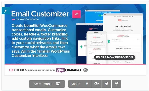 Free Download Email Customizer for WooCommerce 3.33 [Latest Version]