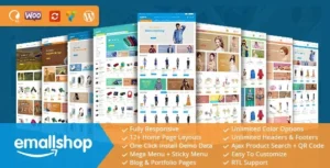 Free Download EmallShop Multipurpose WooCommerce Theme 2.4.23 [Latest Version]