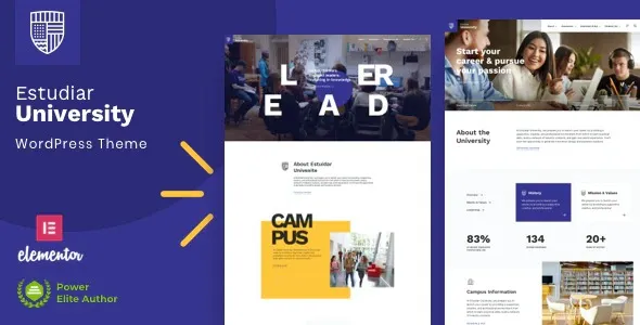 Free Download Estudiar – College University WordPress Theme 41 [Latest Version]