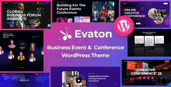 Free Download Evaton – Event Conference & Meetup WordPress Theme 1.0.0 [Latest Version]