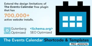 Free Download Events Shortcodes & Templates Pro Addon For The Events Calendar 4.2.1 [Latest Version]